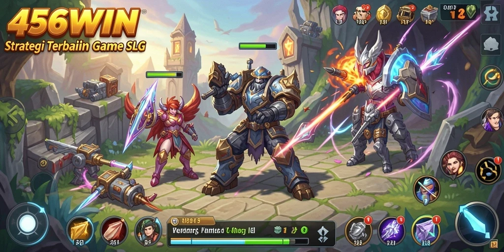 Screenshot utama 456WIN menampilkan aksi gameplay SLG yang mendebarkan.