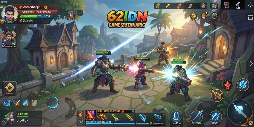 Tampilan gameplay yang menarik dalam game SLG 62IDN.