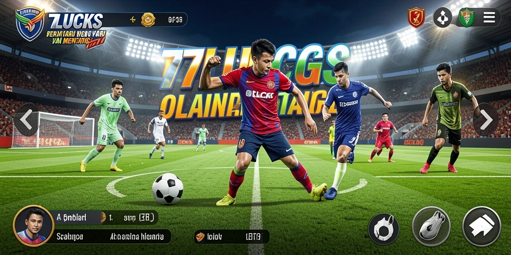Tampilan gameplay seru dan interaktif dari 77LUCKS.