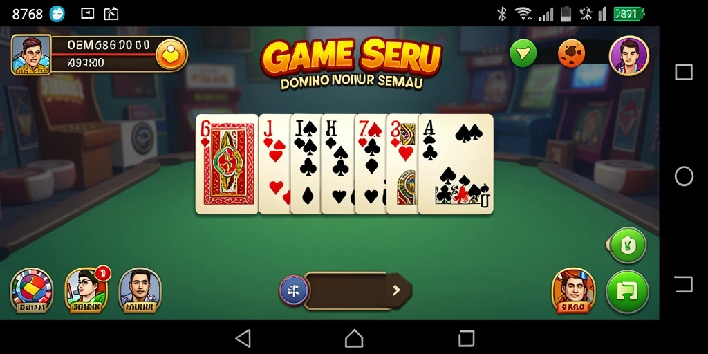 Screenshot gameplay Domino yang menarik dan adiktif.