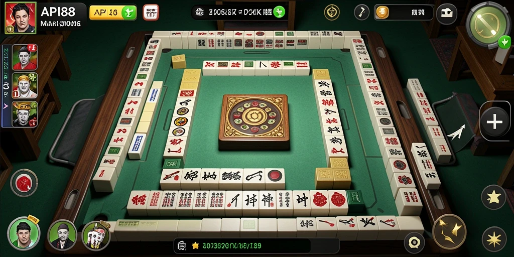 Screenshot utama API88 menampilkan gameplay seru Mahjong.