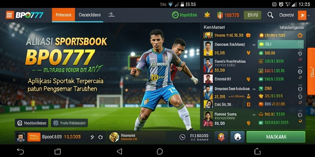 Tampilan gameplay Sportsbook BPO777 yang menegangkan dan interaktif.