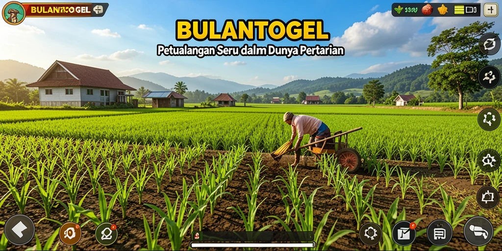 Tangkapan layar gameplay BULANTOGEL yang menarik dalam dunia pertanian.