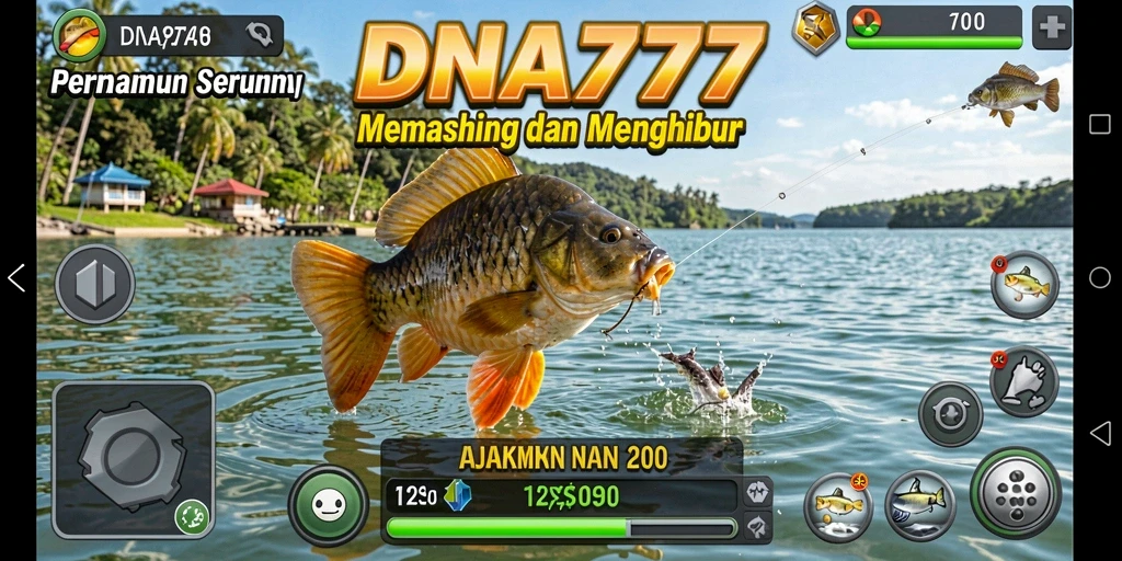Gameplay memancing yang mendebarkan di DNA777.
