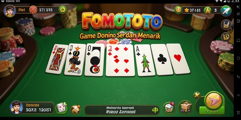 Tampilan gameplay FOMOTOTO yang mengasyikkan dan interaktif.