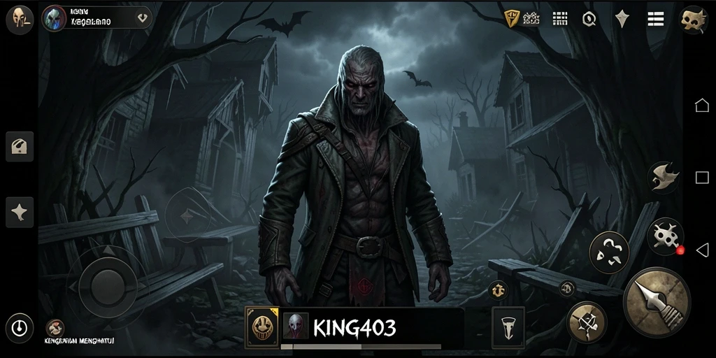 Gameplay menegangkan di KING403 dengan efek suara seram.