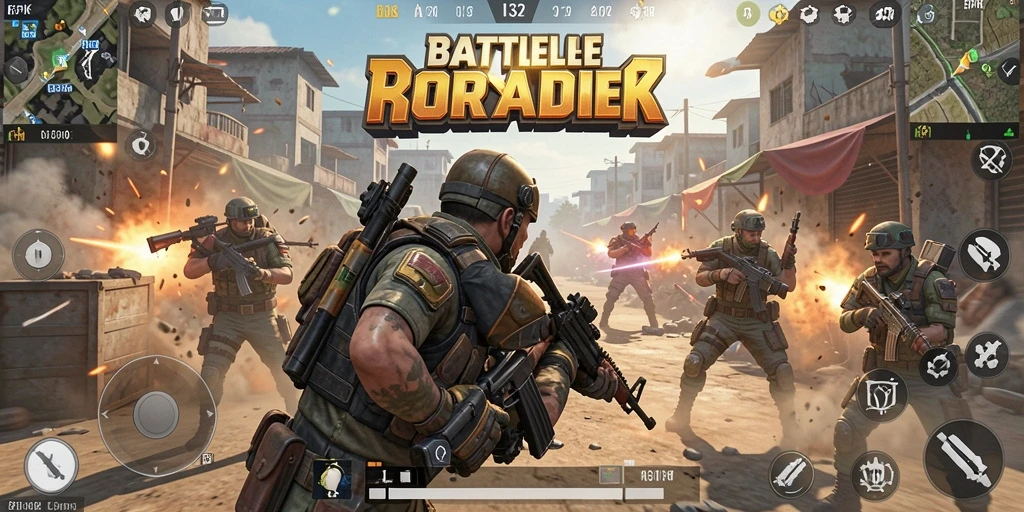 Tangkapan layar aksi gameplay seru di N32 Battle Royale.