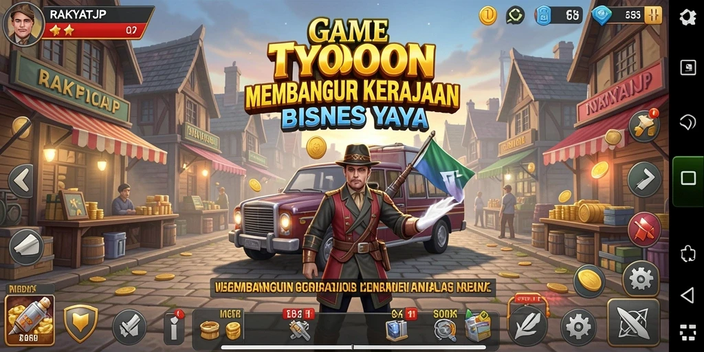 Tangkapan layar RAKYATJP menampilkan antarmuka permainan yang menarik.