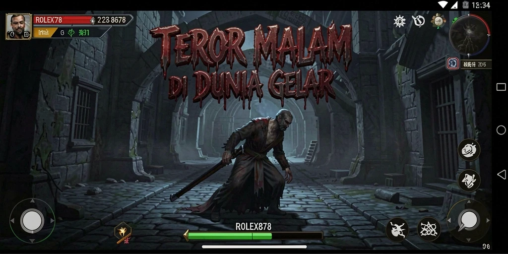 Gameplay mengerikan dengan atmosfer mencekam dan ketegangan yang tinggi.