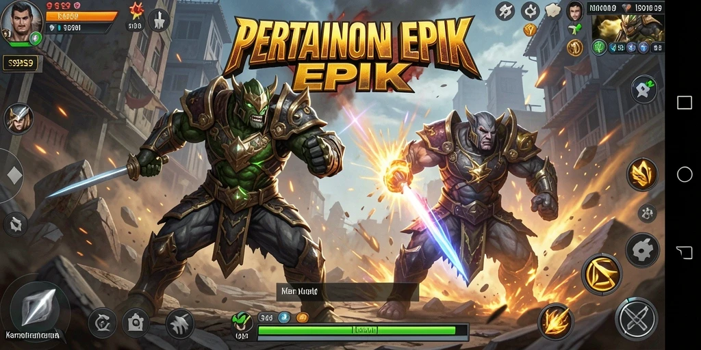 Tampilan menarik dari gameplay pertarungan di S9S9.