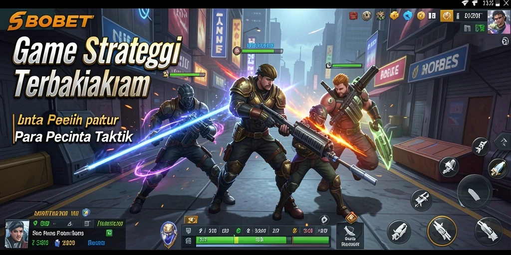 Screenshot utama SBOBET menampilkan momen taktik strategis dalam permainan.
