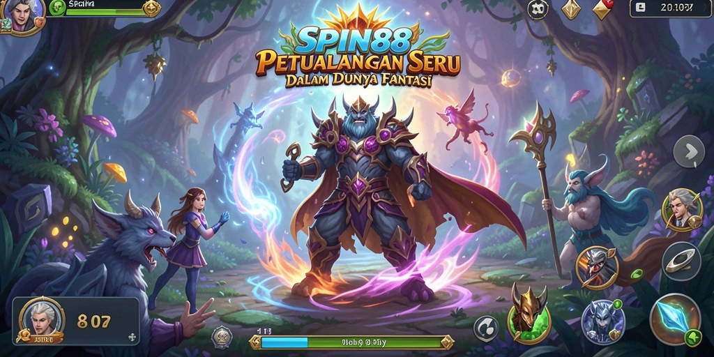 Tangkapan layar SPIN88 menampilkan aksi seru dalam petualangan yang menakjubkan.