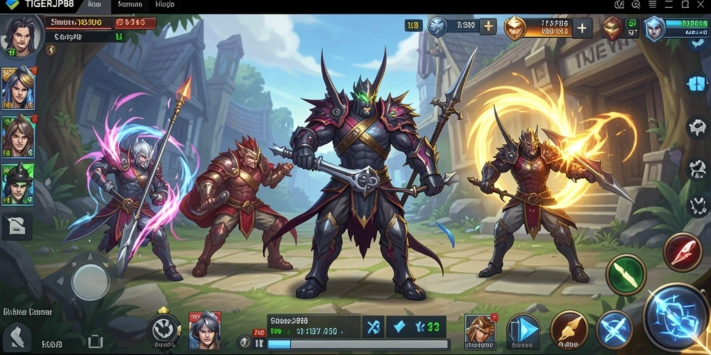 Tampilan menarik dari gameplay strategis di TIGERJP88.