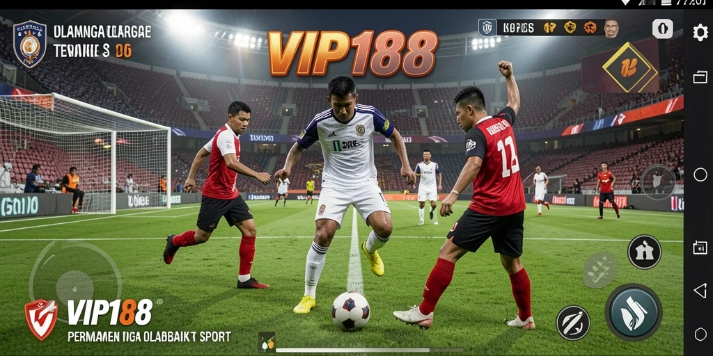 Tangkapan layar utama dari VIP188 menampilkan pemain beraksi dalam olahraga favorit.