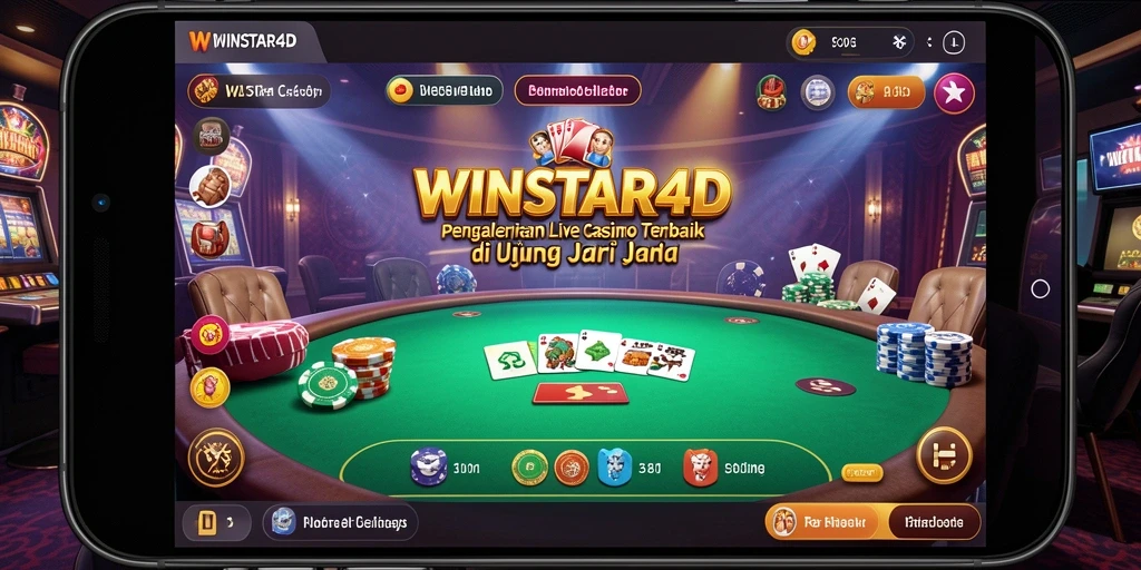 Tampilan gameplay Live Casino yang menarik di WINSTAR4D.